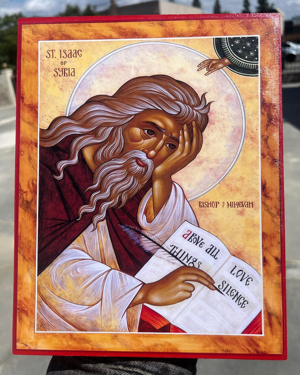 Saint Isaac the Syrian 8x10in Handcrafted Icon