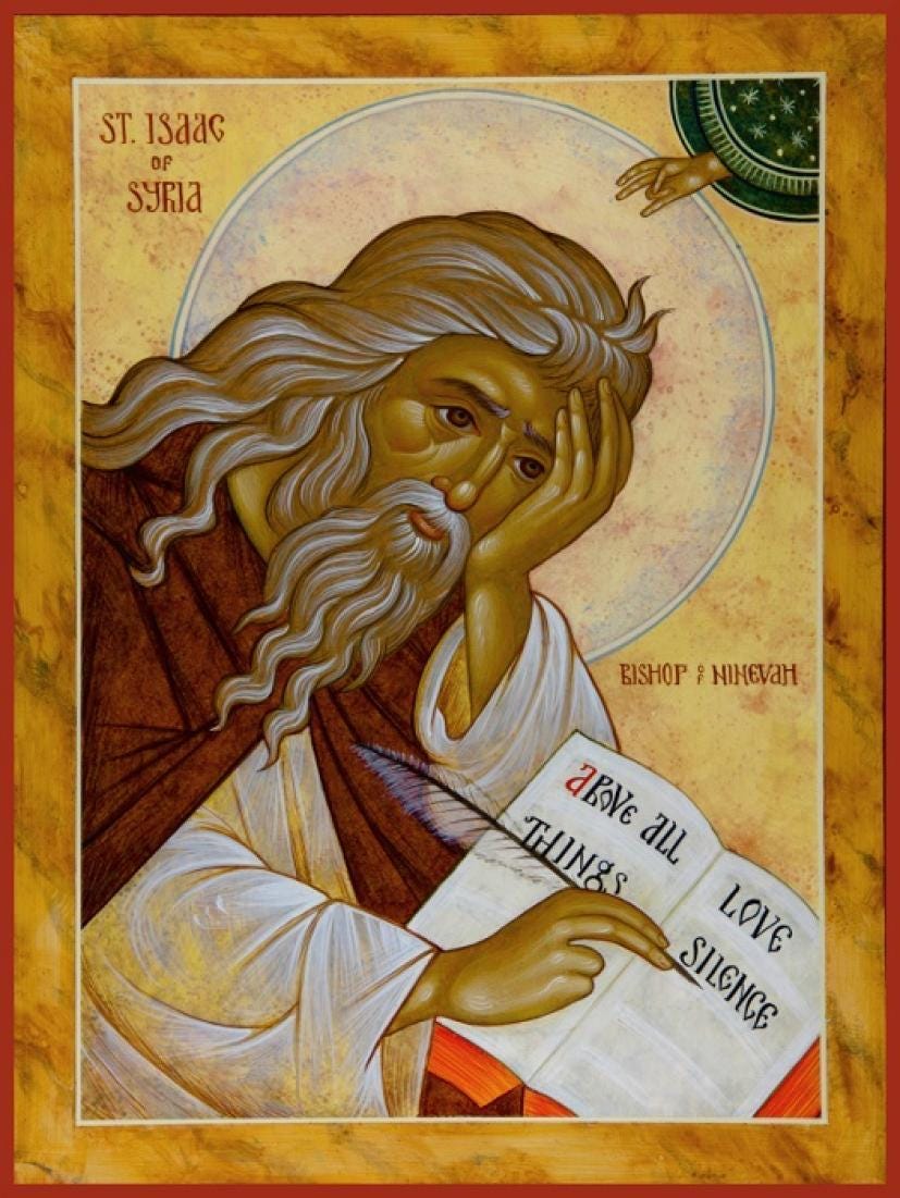 Saint Isaac the Syrian 8x10in Handcrafted Icon