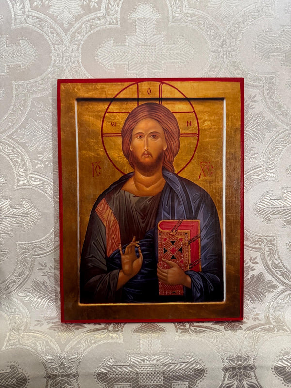 The Lord Jesus Christ 8x10in Handcrafted Icon