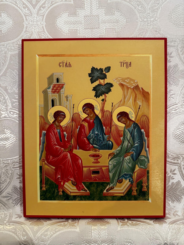 Most Holy Trinity 8x10in Handcrafted Icon