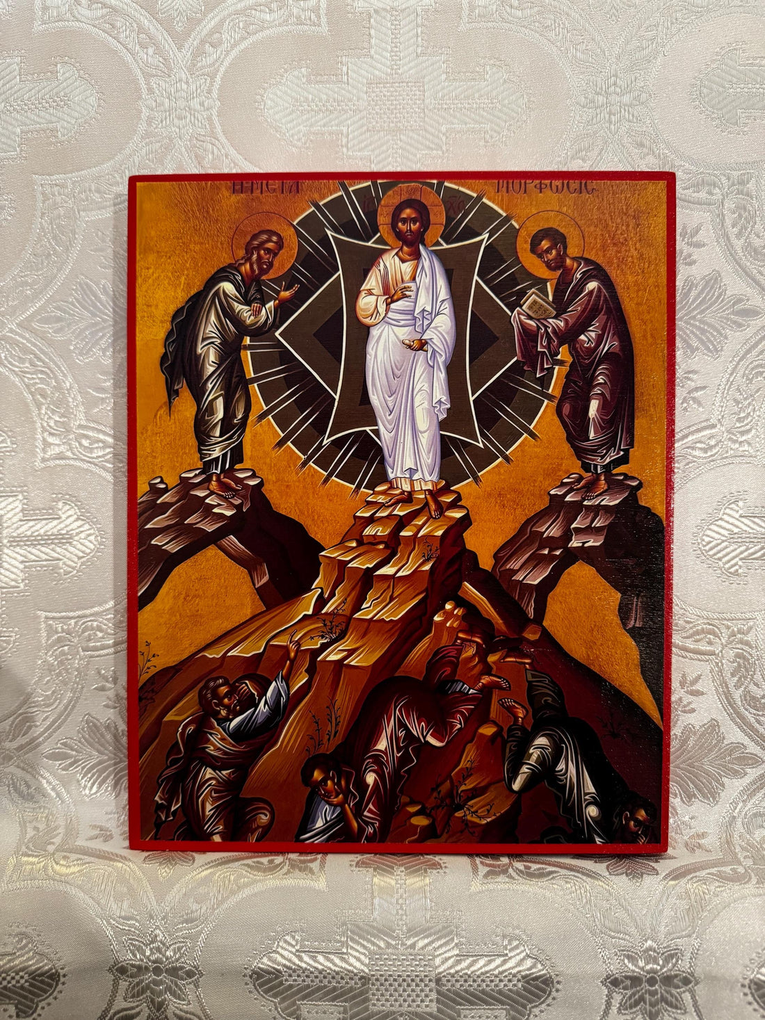 The Transfiguration of The Lord Jesus Christ 8x10in Handcrafted Icon