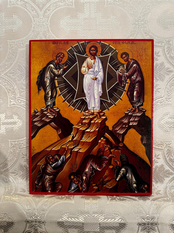 The Transfiguration of The Lord Jesus Christ 8x10in Handcrafted Icon