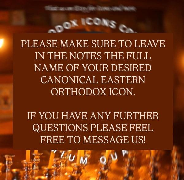 Handcrafted Custom Icon MADE TO ORDER - 8x10in or 6x7 1/2in