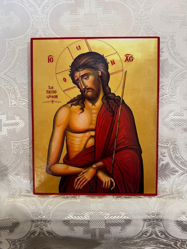 The Lord Jesus Christ the Bridegroom Extreme Humility 8x10in Handcrafted Icon