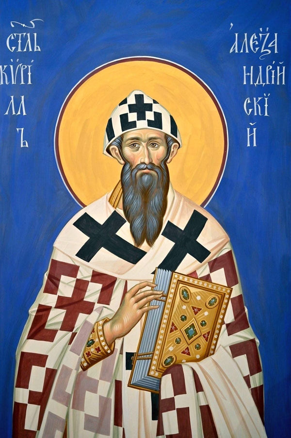 St Cyril of Alexandria 8x10in Handcrafted Icon