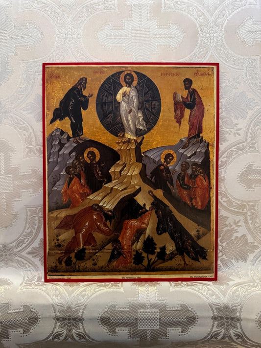 The Transfiguration 8x10in Handcrafted Icon