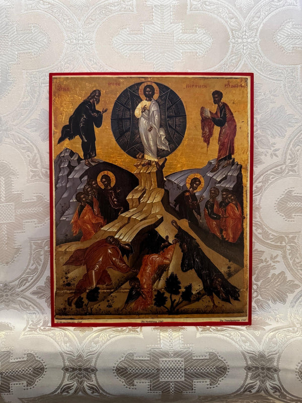 The Transfiguration 8x10in Handcrafted Icon
