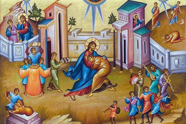 The Prodigal Son 8x10in Handcrafted Icon