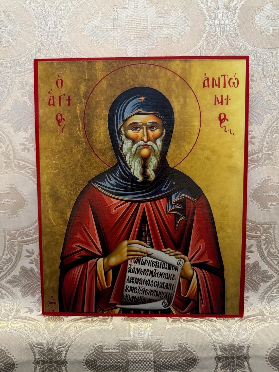 St Anthony the Great 8x10in Handcrafted Icon