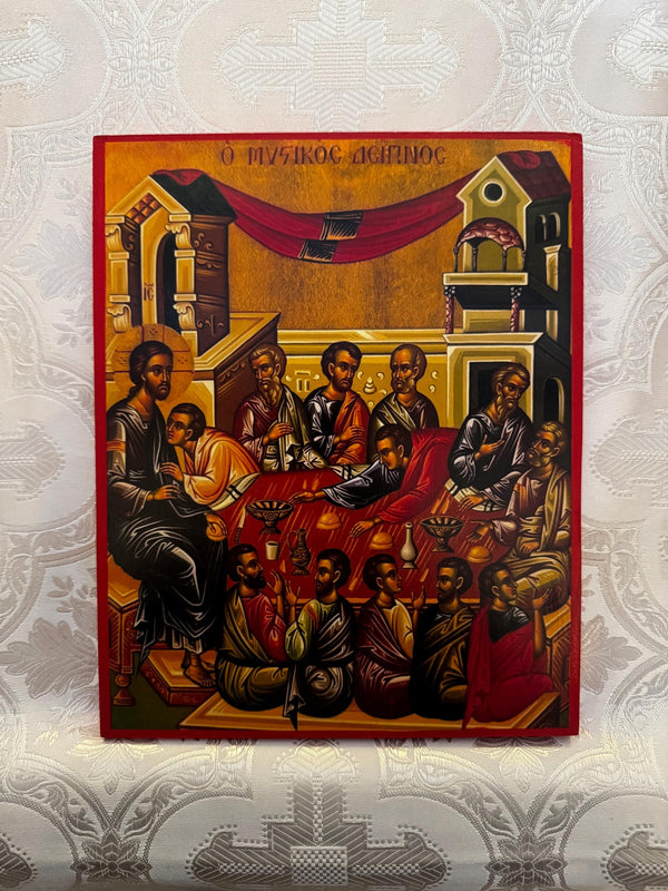 The Mystical Supper 8x10in Handcrafted Icon