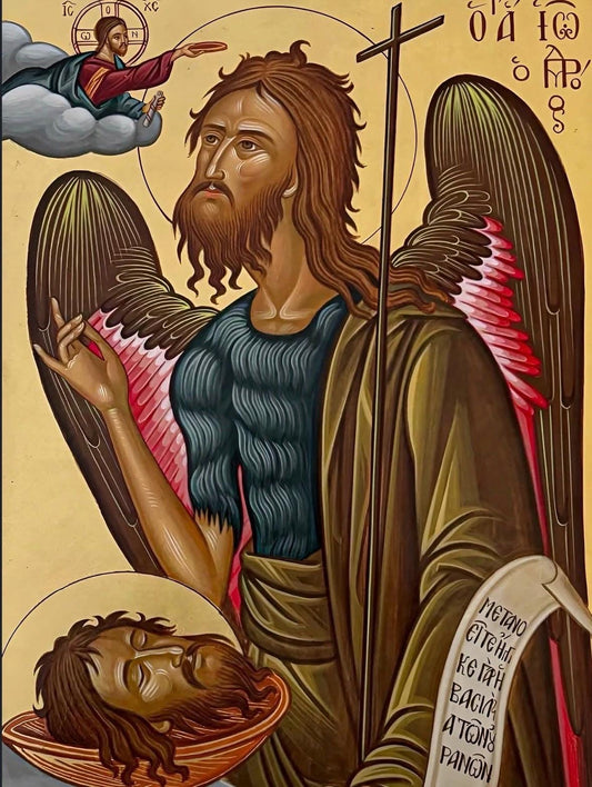 Saint John the Forerunner 8x10in Handcrafted Icon