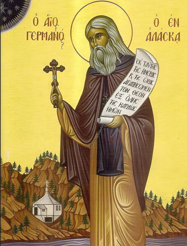 St Herman of Alaska 8x10in Handcrafted Icon