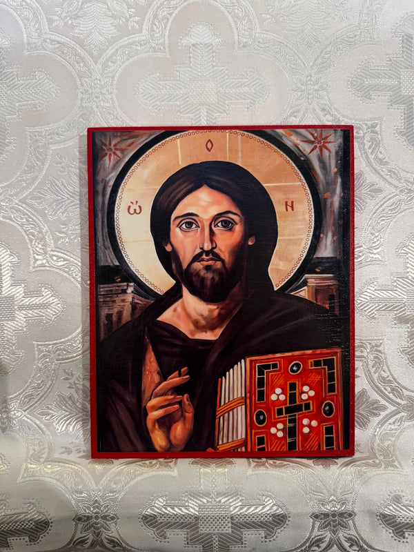 Lord Jesus Christ Pantocrator Of Sinai 8x10in Handcrafted Icon