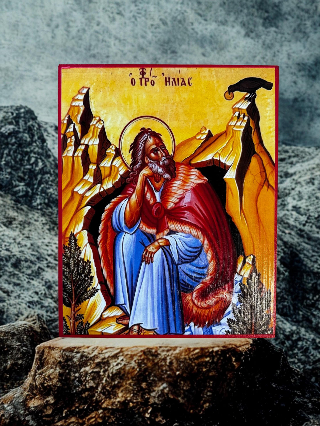 St Elijah the Prophet 8x10in Handcrafted Icon