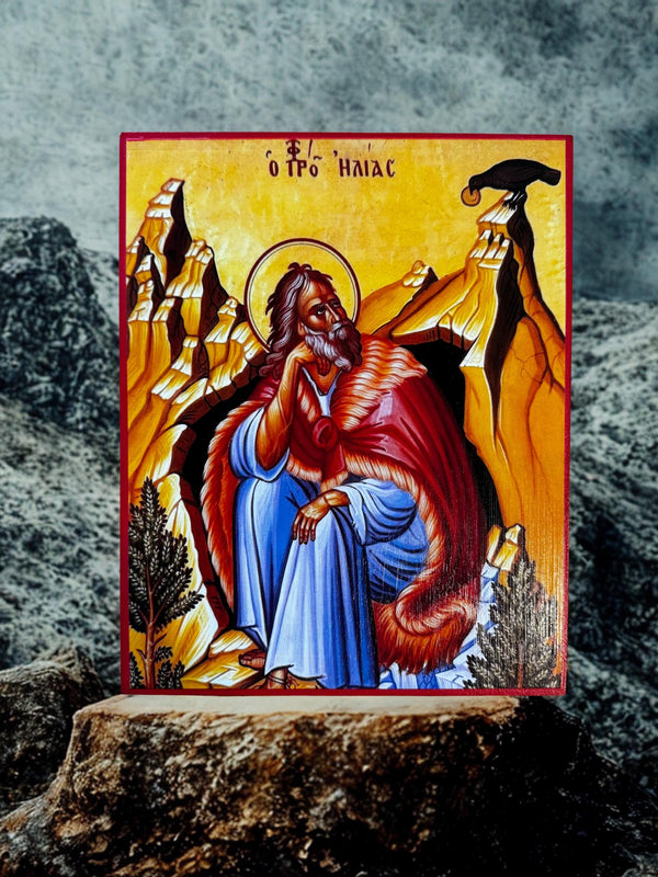 St Elijah the Prophet 8x10in Handcrafted Icon