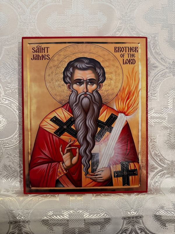 Saint James Brother of The Lord 8x10in Handcrafted Icon