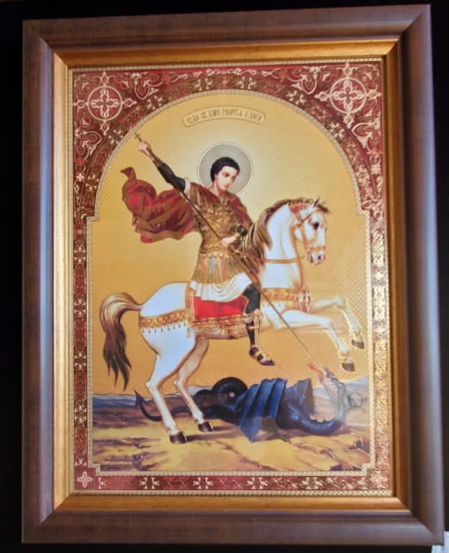 Saint George (Gold Background)
