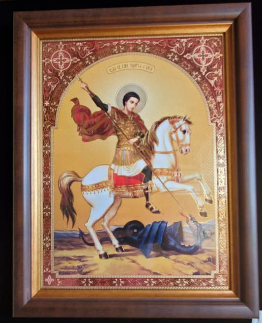 Saint George (Gold Background)