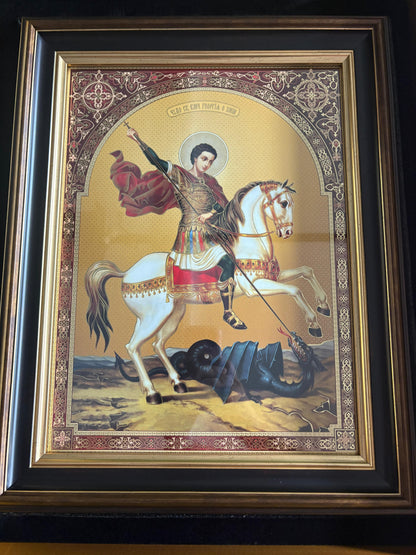Saint George (Gold Background)
