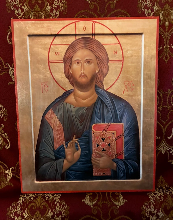 The Lord Jesus Christ 8x10in Handcrafted Icon