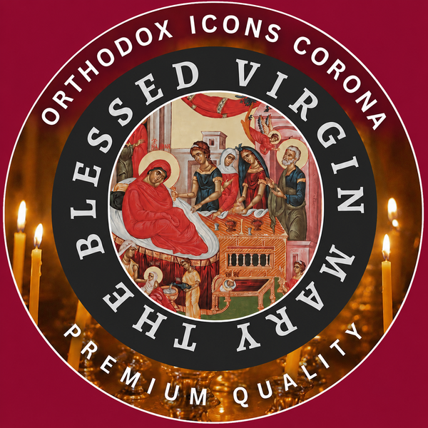 Our lady of Paradise 8x10in Handcrafted Icon