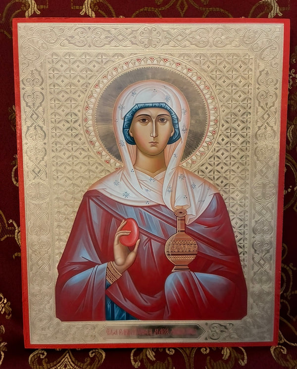 Saint Mary Magdalene 8x10in Handcrafted Icon