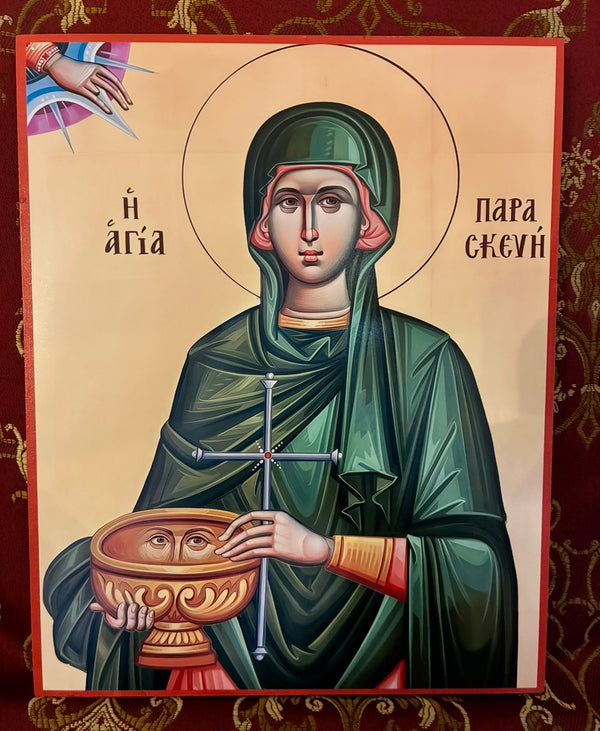 Saint Paraskevi 8x10in Handcrafted Icon