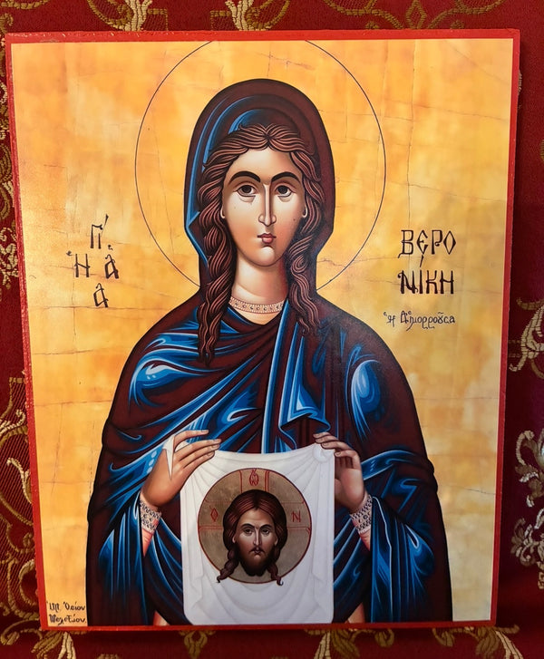 St Veronica 8x10in Handcrafted Icon