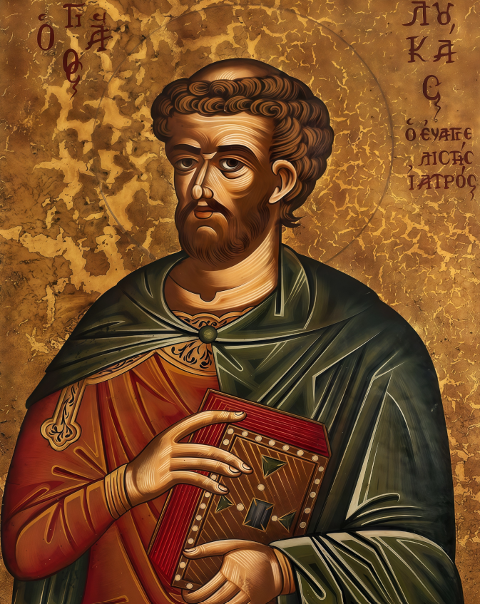 Saint Luke the Evangelist 8x10in Handcrafted Icon