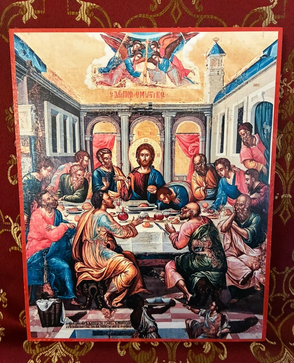 The Last Supper 8x10in Handcrafted Icon