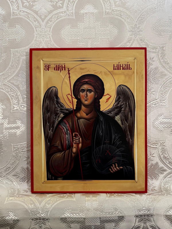 Archangel Michael v2 8x10in Handcrafted Icon