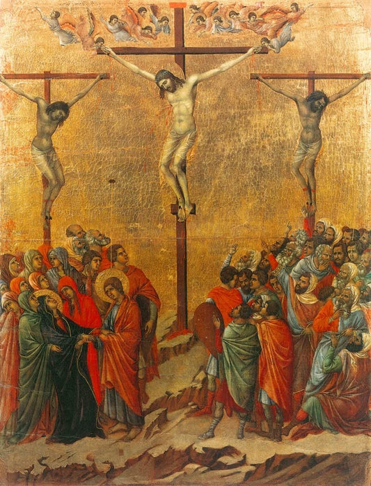 The Crucifixion of the Lord Jesus Christ 8x10in Handcrafted Icon