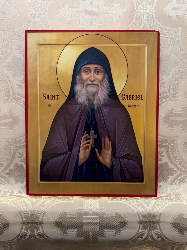 Saint Gabriel of Georgia 8x10in Handcrafted Icon