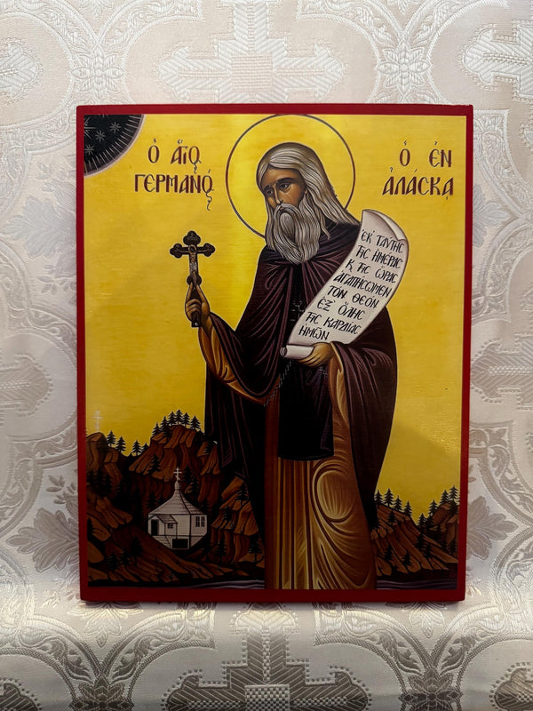 St Herman of Alaska 8x10in Handcrafted Icon
