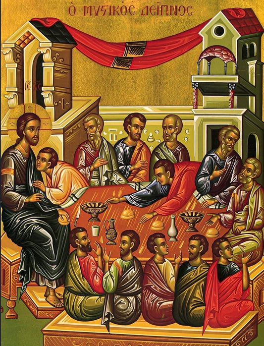 The Mystical Supper 8x10in Handcrafted Icon