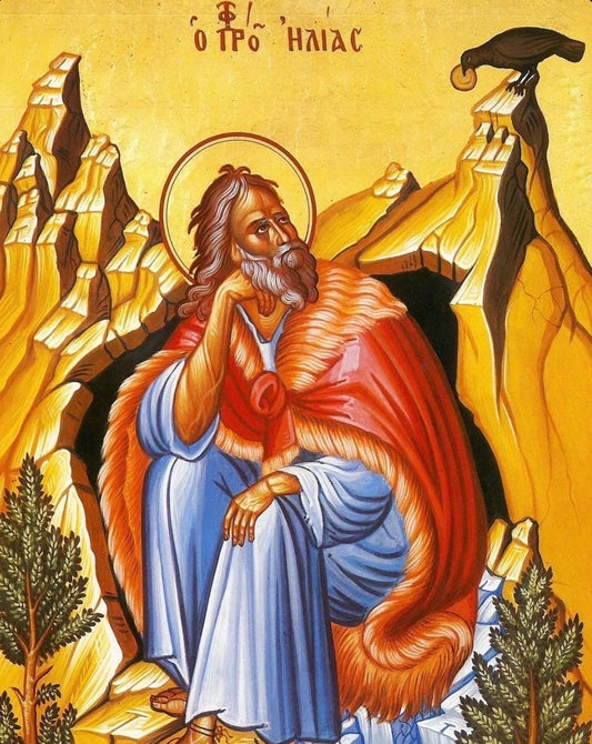 St Elijah the Prophet 8x10in Handcrafted Icon