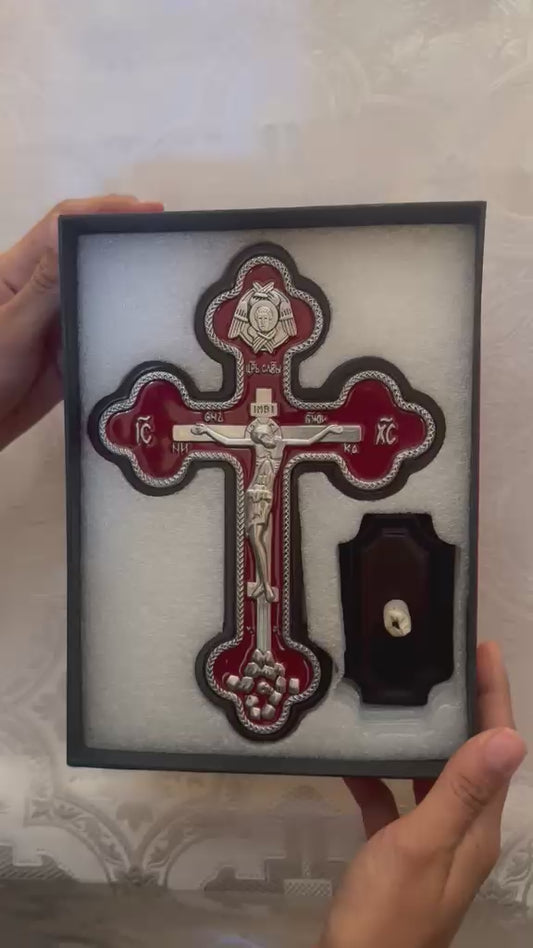 Red Cross with the Lord Jesus Christ
