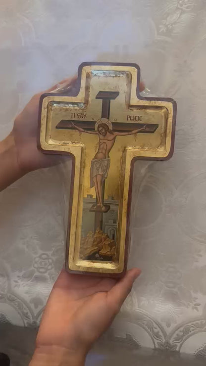 Gold Leaf Cross